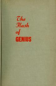 Cover of The flash of genius. by Alfred Benjamin Garrett