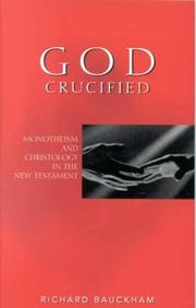 Front cover of God crucified by Richard Bauckham