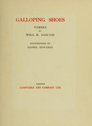 Cover of Galloping shoes by Will H. Ogilvie