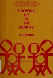 Cover of Growing up in the Kibbutz by Albert I. Rabin