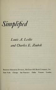 Front cover of Gregg dictation simplified by Louis A. Leslie