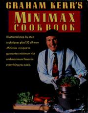 Cover of Graham Kerr's minimax cookbook by Graham Kerr