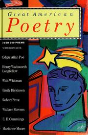 Front cover of Great American poetry. by W H Smith Publishers