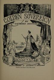 Front cover of The golden sovereign by Laurence Housman