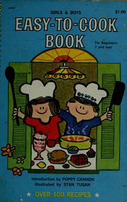 Front cover of Girls & boys easy-to-cook book by Ann Wainwright