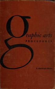 Cover of Graphic arts procedures by Robert Randolph Karch
