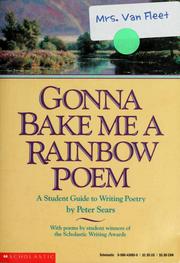 Front cover of Gonna bake me a rainbow poem by Peter Sears