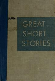 Cover of Great Short Stories by Wilbur Lang Schramm