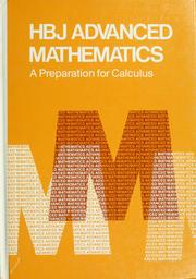 Front cover of HBJ Advanced mathematics by Arthur F. Coxford