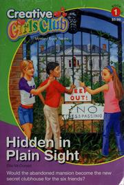 Front cover of Hidden in plain sight by Ellie McDonald