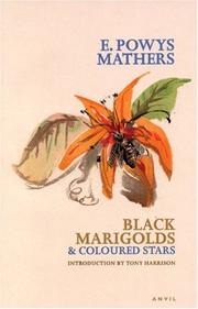 Front cover of Black Marigolds / Coloured Stars by Edward Powys Mathers