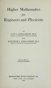 Cover of Higher mathematics for engineers and physicists by Ivan Stephen Sokolnikoff