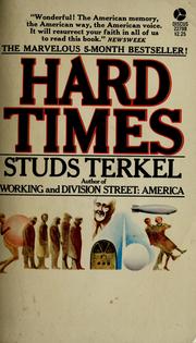 Cover of Hard times by Studs Terkel