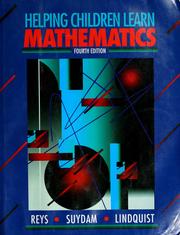 Cover of Helping children learn mathematics by Robert E. Reys