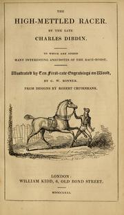 Front cover of The high-mettled racer by Charles Dibdin