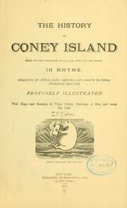 Front cover of The history of Coney Island from its first discovery in 4, 11, 44 by I. F. Eaton