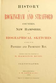 Front cover of History of Rockingham and Strafford counties, New Hampshire by D. Hamilton Hurd