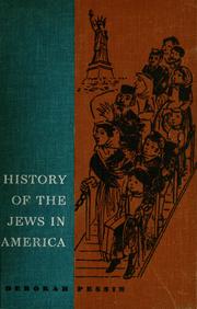 Cover of History of the Jews in America by Deborah Pessin