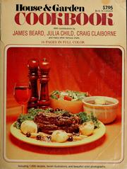 Front cover of House & garden cookbook by James Beard
