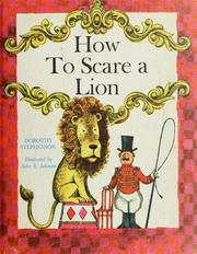 Front cover of How to scare a lion by Dorothy Stephenson