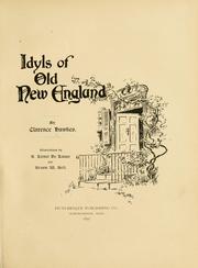 Cover of Idyls of old New England by Clarence Hawkes
