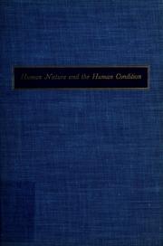 Cover of Human nature and the human condition by Joseph Wood Krutch