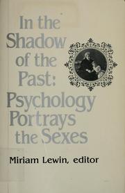 Front cover of In the shadow of the past by Miriam Lewin