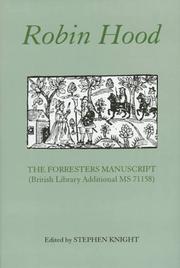 Cover of Robin Hood by Stephen Thomas Knight