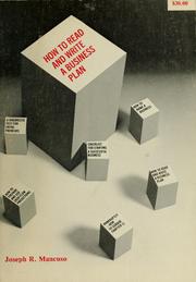 Cover of How to read and write a business plan by Joseph Mancuso
