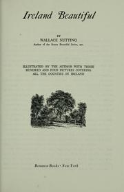 Cover of Ireland beautiful by Wallace Nutting