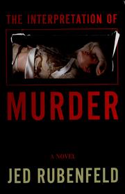 Cover of The interpretation of murder by Jed Rubenfeld