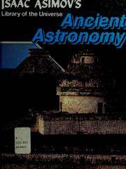 Cover of Ancient Astronomy by Isaac Asimov