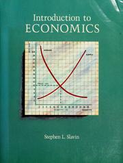 Front cover of Introduction to economics by Stephen L. Slavin