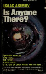 Front cover of Is Anyone There? [37 essays] by Isaac Asimov