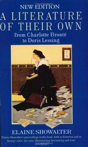 Cover of A literature of their own by Elaine Showalter