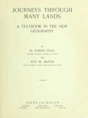 Cover of Journeys through many lands by De Forest Stull