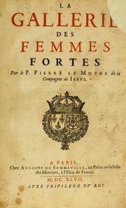 Cover of La gallerie des femmes fortes by Pierre Le Moyne