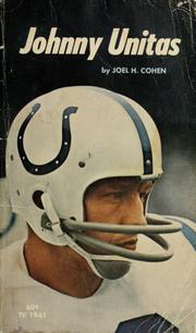 Cover of Johnny Unitas by Joel H. Cohen