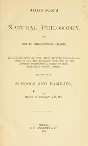 Front cover of Johnson's natural philosophy and key to philosophical charts by Frank G. Johnson
