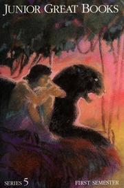 Front cover of Junior great books -- Series 5, First Semester by Unknown