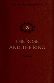 Front cover of The rose and the ring by William Makepeace Thackeray