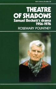 Cover of Theatre of Shadows: Samuel Beckett's Drama 1956-76 by Rosemary Pountney