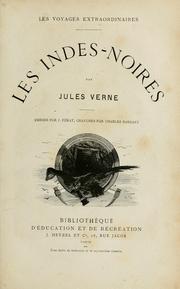 Cover of Les Indes noires by Jules Verne