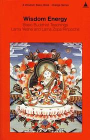Cover of Wisdom energy by Thubten Yeshe