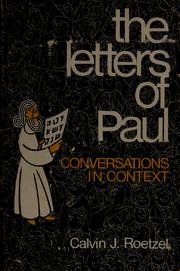 Cover of The letters of Paul by Calvin J. Roetzel