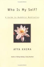 Front cover of Who is my self? by Ayya Khema