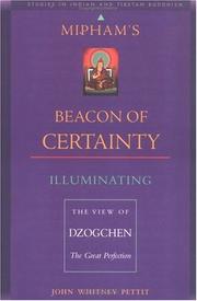 Front cover of Mipham's beacon of certainty by John W. Pettit