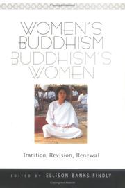 Front cover of Women's Buddhism, Buddhism's women by Ellison Banks Findly