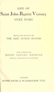 Cover of Curé d'Ars by Alfred Monnin