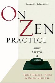 Front cover of On Zen practice by Hakuyū Taizan Maezumi